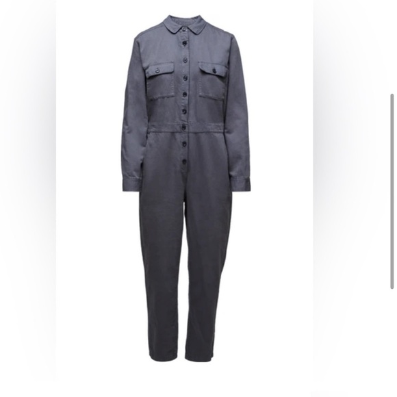 OUTERKNOWN NWT S.E.A. JUMPSUIT ROMPER OVERALL SMALL GREY REVOLVE ANTHRO UO - Picture 4 of 14